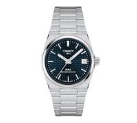 TISSOT -PRX Powermatic 80 Damen - und Herrenuhr Silber Blau Automatik Saphirglas 35mm- T137.207.11.041.00