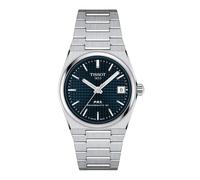 TISSOT -PRX Powermatic 80 Damen - und Herrenuhr Silber Blau Automatik Saphirglas 35mm- T137.207.11.041.00