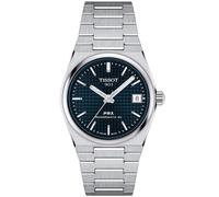TISSOT -PRX Powermatic 80 Damen - und Herrenuhr Silber Blau Automatik Saphirglas 35mm- T137.207.11.041.00