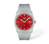 Tissot PRX Quarz 40 mm rotes Zifferblatt für Herren, rot