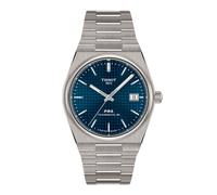TISSOT -PRX TITAN Herrenuhr Silber Blau Datum Saphirglas Automatik 38mm- T137.807.44.041.00