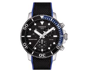 TISSOT -Seastar 1000 Herrenuhr Schwarz Blau Chronograph Quarz Saphirglas 46mm- T120.417.17.051.03