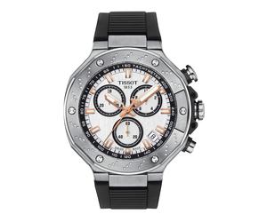 TISSOT -T-Race Chronograph Herrenuhr Schwarz Silber Chronograph Quarz Saphirglas 45mm- T141.417.17.011.00