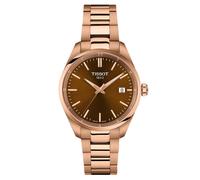 Tissot T150.210.33.291.00 Damenuhr PR 100 Roségoldfarben/Braun