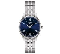 Damenuhr Tissot Tradition 5.5 Lady mit blauem Zifferblatt und Edelstahlarmband T063.209.11.048.00