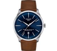 TISSOT -Chemin des Tourelles Powermatic 80 Herrenuhr Braun Automatik Saphirglas 42mm- T139.407.16.041.00