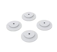 Tissting 4 Stück Nähmaschinen Gummipolster Ersatzfußpolster - Gummipuffer Für Singer Overlock 14CG754 14SH644 14SH654 14SH754 14SH764 Huskylock S15 Pfaff Hobbylock 2.0