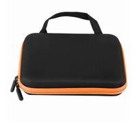 Tissting Essential Oil Storage Bag Organizer, 63 Slots Large Capacity Aromatherapy Case Box with Eva Material 8.5x6.8x1.9 Inch for Travel Home Use (Orange)