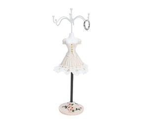 Tissting Schmuck Display Rack, Schmuckständer Puppe Modellkleid Ohrring Halskette Ring Schmuck Organizer mit Drehbarer Halterung Home Dekoration für Organize Display