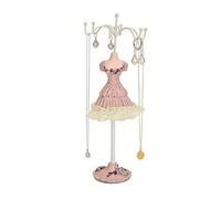 Tissting Schmuckständer Modell Prinzessin Kleid Ohrring Halskette Ring Displays Ständer Schaufensterpuppen Schmuck Hängende Halter für Mädchen Frauen (Typ 3)