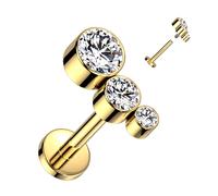 Titan Labret 3 Zirkonia Innengewinde