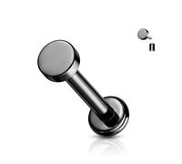 Titan Labret Kreis Flach Innengewinde