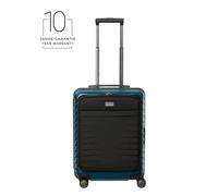TITAN LITRON FRAME Trolley S, Handgepäck-Koffer mit Vortasche + Gratis Hotelgutschein Petrol