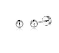 Titan Ohrringe Hypoallergen G23 Titan Ohrstecker mit Schraubverschluss | 20G Kleine Titan Ohrstecker für Damen Herren Mädchen, Ohrstecker für Ohrläppchen und Knorpelpiercings