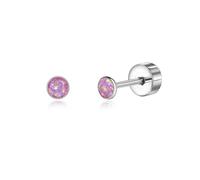 Titan Ohrringe Hypoallergen G23 Titan Ohrstecker mit Schraubverschluss | 20G Kleine Titan Ohrstecker für Damen Herren Mädchen, Ohrstecker für Ohrläppchen und Knorpelpiercings