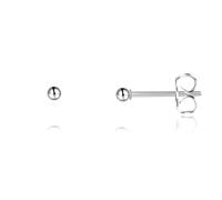 Titan Ohrstecker Hypoallergen Damen Herren Mädchen G23 Titan Ohrringe Schwarz Kleine Kugel Ohrstecker 2/3/4/5mm