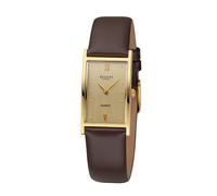 Titanuhr REGENT, dunkelbraun, Armbanduhren, Damen, Quarzuhr, Armbanduhr, Damenuhr, Lederarmband, analog (84606368-0) dunkelbraun