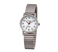 Titanuhr REGENT, titansilberfarben, Armbanduhren, Damen, Quarzuhr, Armbanduhr, Damenuhr, analog (75690700-0) titansilberfarben