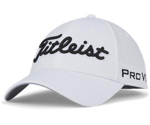 Titleist Tour Elite Cap, weiß/schwarz M-L