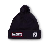 Titleist Tour Winter Mütze mit Bommel navy 1