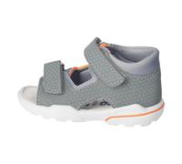 Ricosta Jungen-Sandalen TITU – Lauflernschuh, Klettverschluss, waschbar, Salbei/Grau Gr.20
