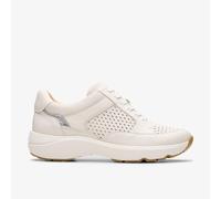 Clarks Damen Tivoli Walk Sneaker, Off White Combi, 38 EU