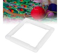 Tixiyu Quadratischer Stickrahmen, Langlebige Halterung für Kreuzstich und Handarbeiten, 4er-Pack für Heimwerker (20,3 * 20,3 cm)