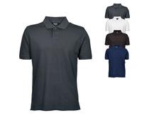 TJ1400N Tee Jays Herren schweres Polo Piqué kurzarm Dark Grey (Solid) L