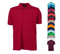 Tee Jays Schweres Herren Luxus Piqué Stretch Polo 1405 red 3XL