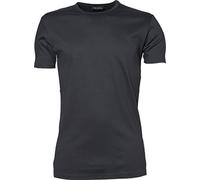 TJ520 Mens Interlock Bodyfit T-Shirt, Farbe:Dark Grey (Solid);Größen:3XL 3XL,Dark Grey (Solid)