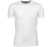 TJ520 Tee Jays Herren Interlock Bodyfit T-Shirt (bis Größe 3XL), White , Gr. XL XL,White