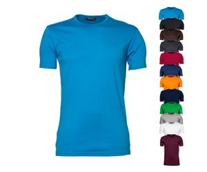 TJ520 Tee Jays Herren körperbetontes T-Shirt aus Interlock-Material Forest Green XXL