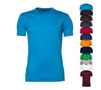 TJ520 Tee Jays Herren körperbetontes T-Shirt aus Interlock-Material Red 3XL