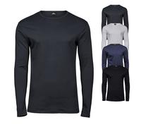 TJ530 Tee Jays Herren langarm T-Shirt aus Interlock-Material Black S