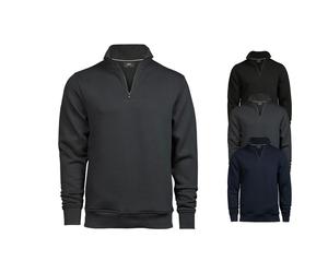 TJ5438 Tee Jays Sweatshirt mit halbem Reißverschluss Dark Grey (Solid) S