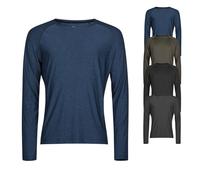 TJ7022 Tee Jays Langarmshirt Schnelltrocknend Navy Melange XXL