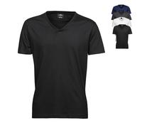 TJ8006 Tee Jays Herren Mode SOF-TEE T-Shirt V-Ausschnitt Black L