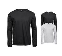 Tee Jays Langarm-T-Shirt Fashion Sof Tee – Schwarz – Größe S