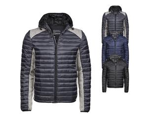 TJ9610 Tee Jays ASPEN Steppjacke mit Kapuze Black L