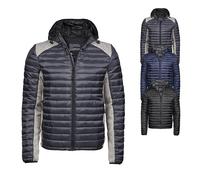 TJ9610 Tee Jays ASPEN Steppjacke mit Kapuze Space Grey 3XL