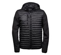 TJ9628 Tee Jays Herren CROSSOVER Jacke mit Kapuze Black 3XL