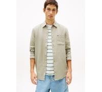 TOMMY JEANS Langarm Hemden M - Herren Beige S
