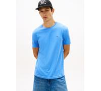 Tommy Jeans Slim Fit T-Shirt Modell 'TJM XSLIM JASPE HTR TEE E' in Hellblau Melange, Größe XL