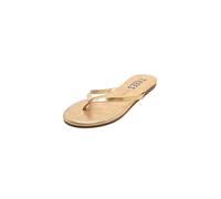 Tkees Lily Glitters Damen-flip-flops Aus Leder Gl04-4 Beige 39