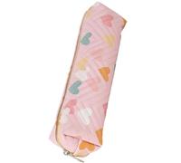 Tkidplw Cartoon-Federmäppchen, wasserabweisend, Lederbeutel, Reißverschluss, Bleistift-Organizer-Tasche für Studenten, Erwachsene, Kinder, Schulbedarf, a