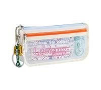 Tkidplw Federmäppchen mit hoher Kapazität, transparent, Stifteetui, Marker, Organizer, Aufbewahrungstasche, Reise-Make-up-Tasche für Schule, Büro, Reisen, Netz-Federmäppchen für Büro, beige
