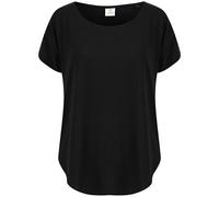 TL527 Tombo Damen T-Shirt in Übergröße mit U-Ausschnitt Black XS