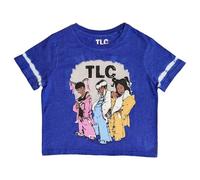 TLC Cartoon Group Logo Crop Top T Shirt