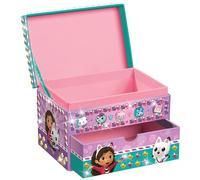 Totum Schmuckkästchen TM ESSENTIALS Gabby's mit Schublade – Netflix-Motive, Pink/Gold/Lila/Grün