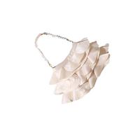 Tmboryuu Elegante Abend Geldbörsen, Handtaschen, Damen Umhängetaschen, Clutch Tasche mit abnehmbarer Perlenkette für Hochzeit, formelle Party, Clutches, Geldbörsen für Damen, Abendtasche